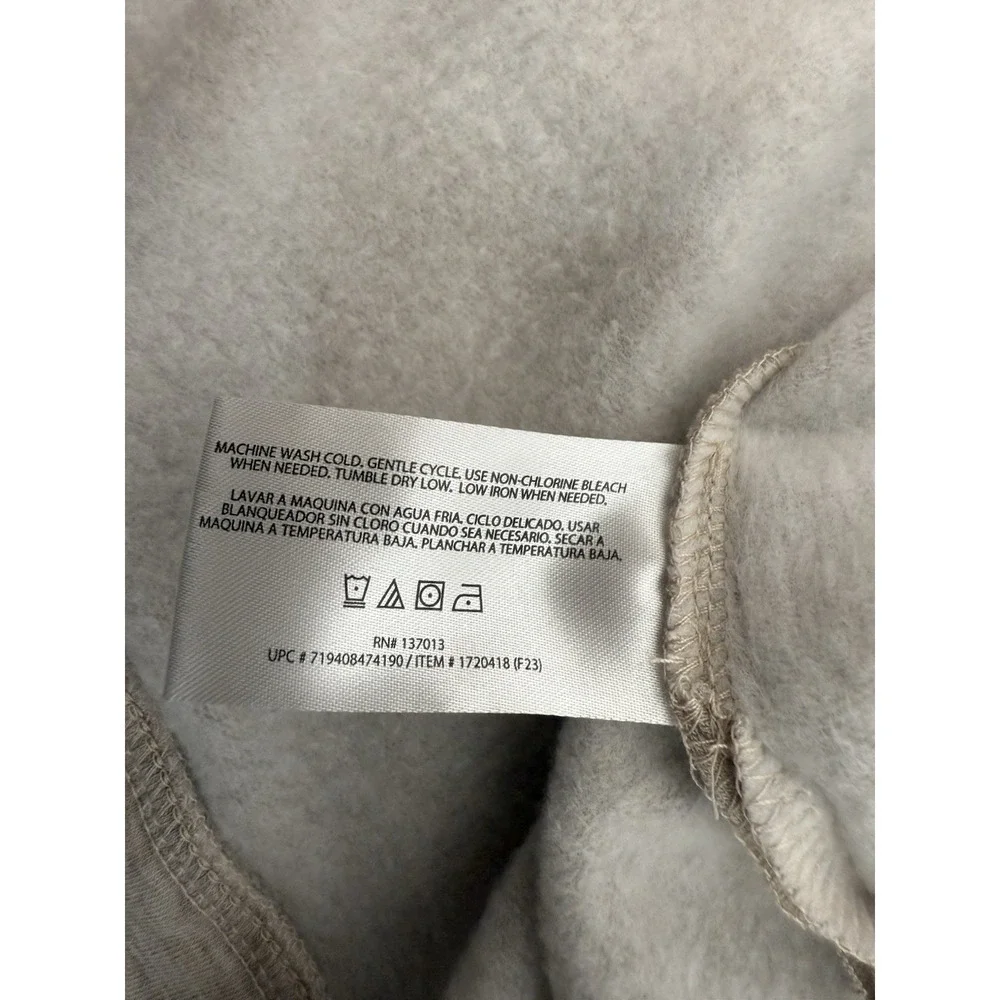 Orvis V-Neck SOFT Modal‎ Sweatshirt Womens Size Large Beige